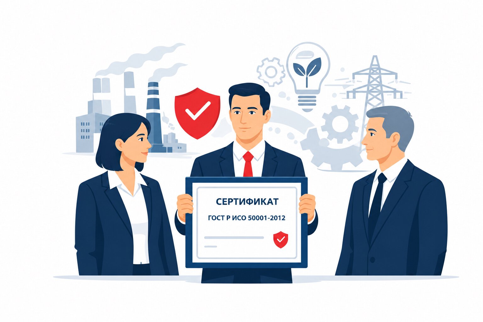 Оформление сертификата ГОСТ Р ИСО 50001-2012 в Старом Крыму и по всему Кировскому району республики Крым