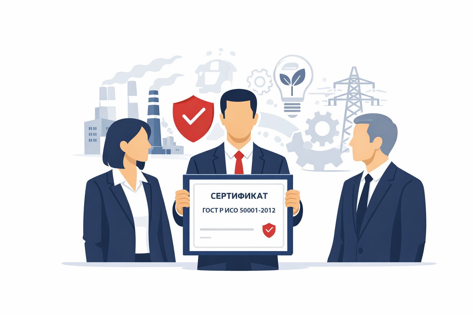 Оформление сертификата ГОСТ Р ИСО 50001-2012 в Старом Крыму и по всему Кировскому району республики Крым
